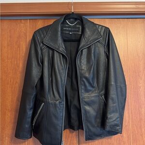 Women's Black Leather Jacket